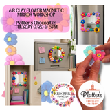 AIR CLAY FLOWER MIRROR WORKSHOP @ PLATTER’S