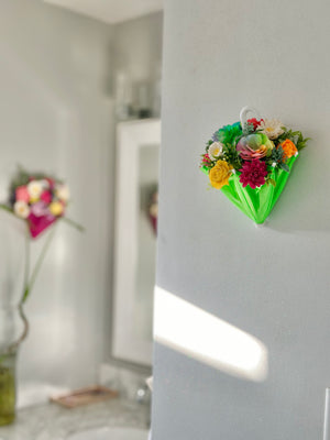 Mini Green Umbrella (Wall hanging)