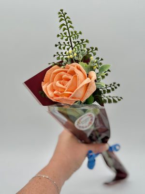 Peach Rose Single