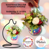 DISCO ORNAMENT WORKSHOP @ Platter’s