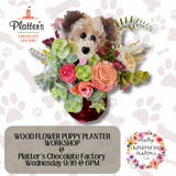 PUPPY PLANTER, 9/16 @ 6pm @ PLATTER’S (BENEFITS DIAMONDS IN THE RUFF)