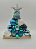 Ice Blue Ornament Tree