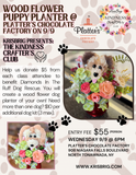 PUPPY PLANTER 9/9 @ PLATTER’S (BENEFITS DIAMONDS IN THE RUFF)