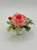 Christmas Carnation Mini Magnetic Topper & Candle