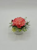 Christmas Carnation Mini Magnetic Topper & Candle