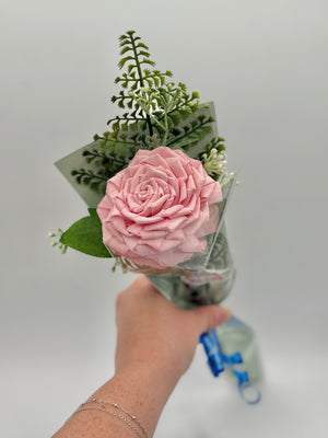 Soft Pink Rose Single