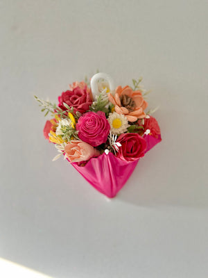 Spring Pink Mini Umbrella (Wall Hanging)