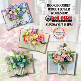 BYO HARDCOVER BOOK BOUQUET WORKSHOP @ RED OTTER