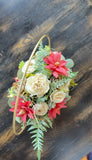 LIGHTED HOLIDAY HOOP CENTERPIECE