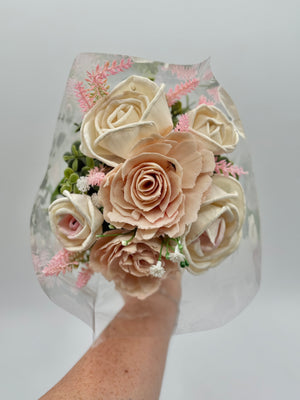 Soft Pink & Ivory Medium Bouquet