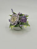 Purple Bouquet Mini Magnetic Topper & Candle