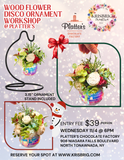 DISCO ORNAMENT WORKSHOP @ Platter’s