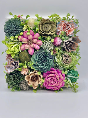 WOOD SUCCULENT WORKSHOP - 8” FRAME