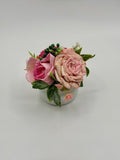 Pink Bouquet Mini Magnetic Topper & Candle