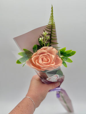Peach Rose Single