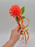 Coral, Orange, Gold, & Red Fairy Wand