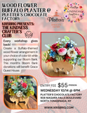 *SOLD OUT* BUFFALO PLANTER, 10/14 @6PM at PLATTER’S