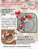 HOLIDAY BURLAP WREATH WORKSHOP @ PLATTER’S