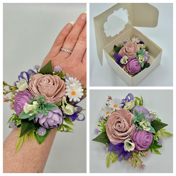 prom corsage for purple dress Purple Bloom