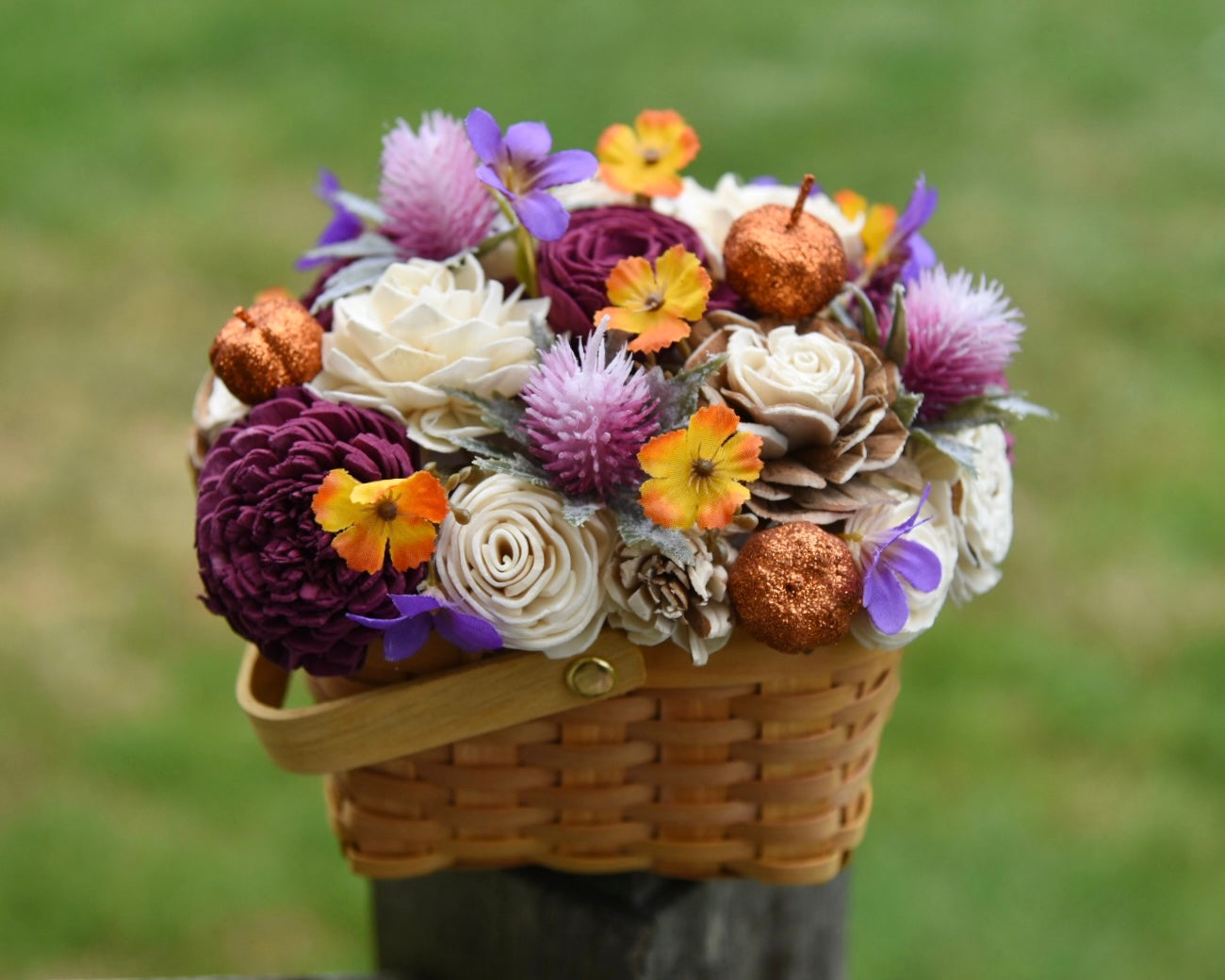 Small Fall Purple Basket